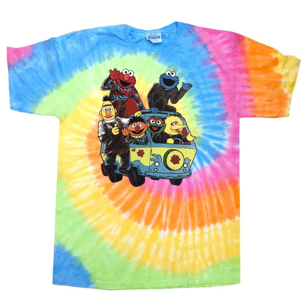 Sesame characters driving a car funny  for kids